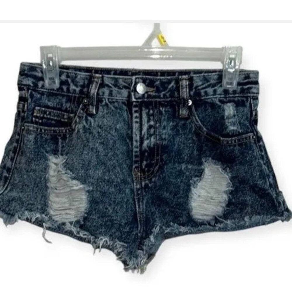 Forever 21 Sz 24 Cut Off Jean Shorts Worn Look 29" Waist Measurement  Super Cute